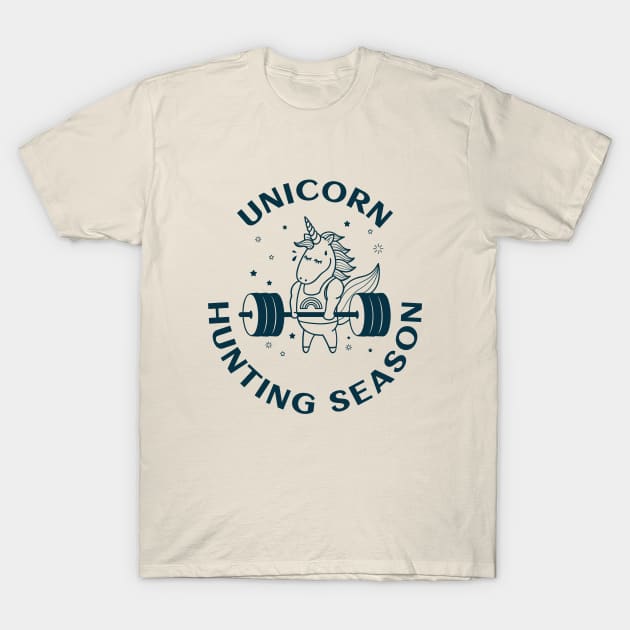 unicorn hunting season T-Shirt by husnimubarok